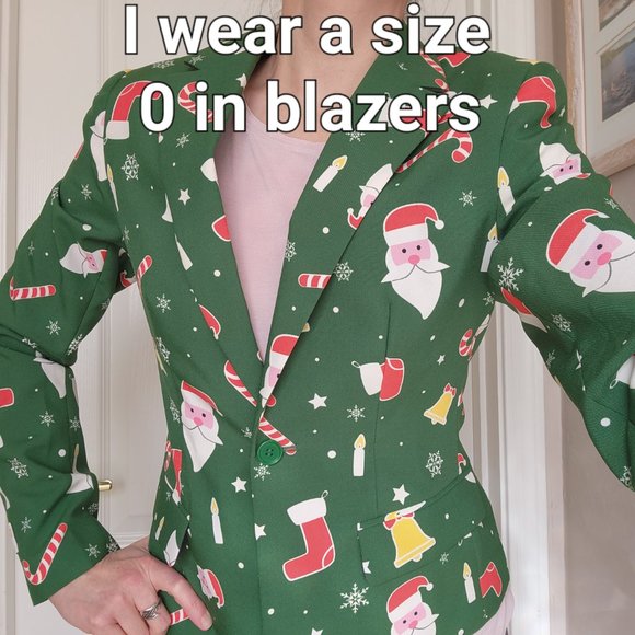 NEW Christmas Skirt Blazer Suit Santa Holiday Christmas - Picture 4 of 14